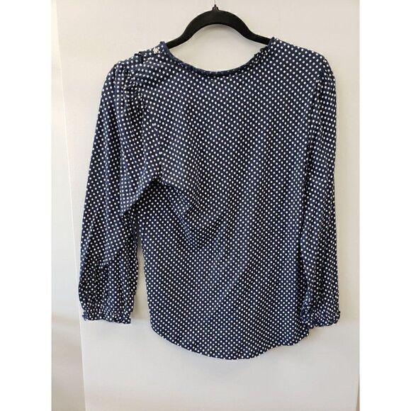 Lucky Brand NEW Blue/White Floral Embroidered Top - Picture 3 of 5